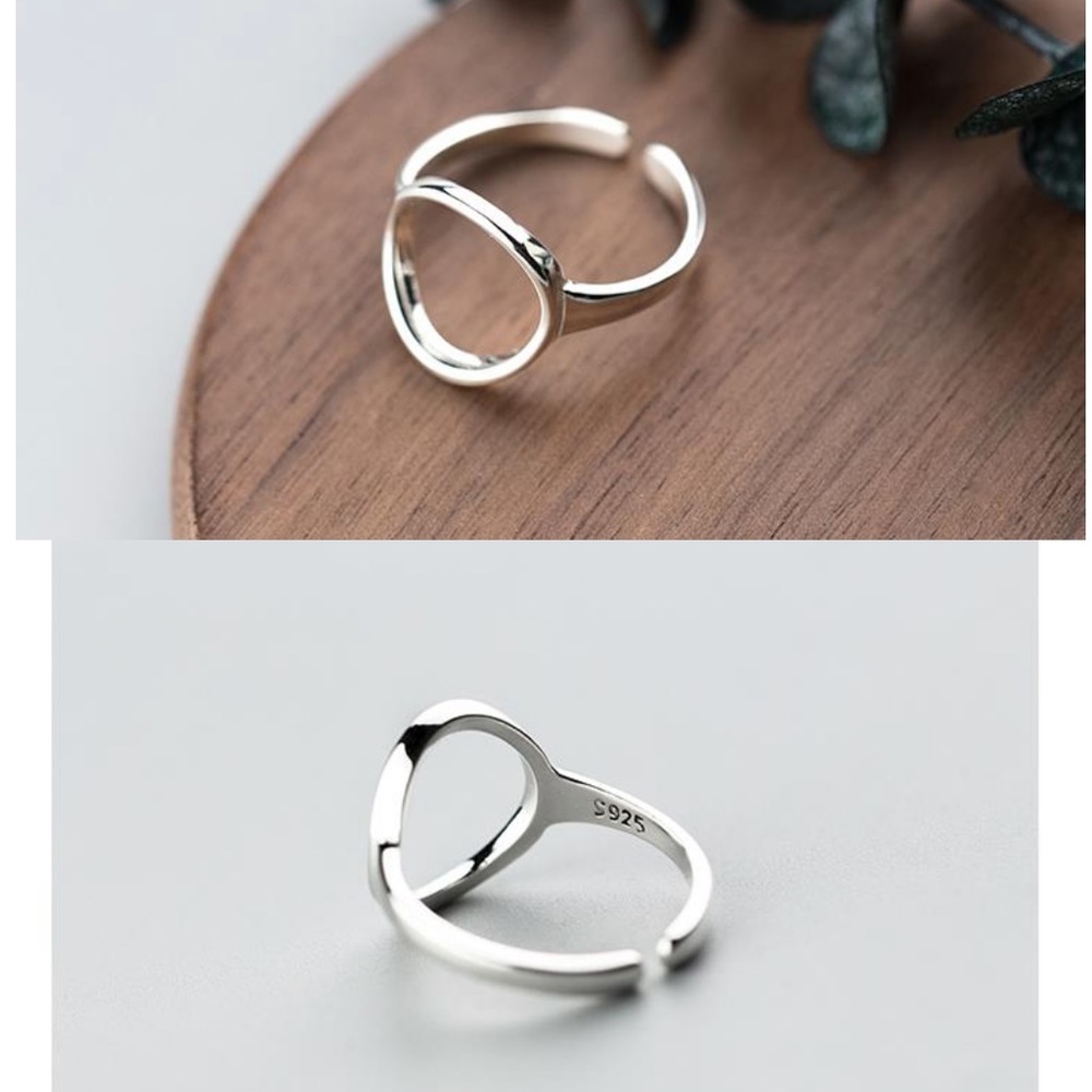 🌙 New 925 Sterling Silver Boho Moon Ring